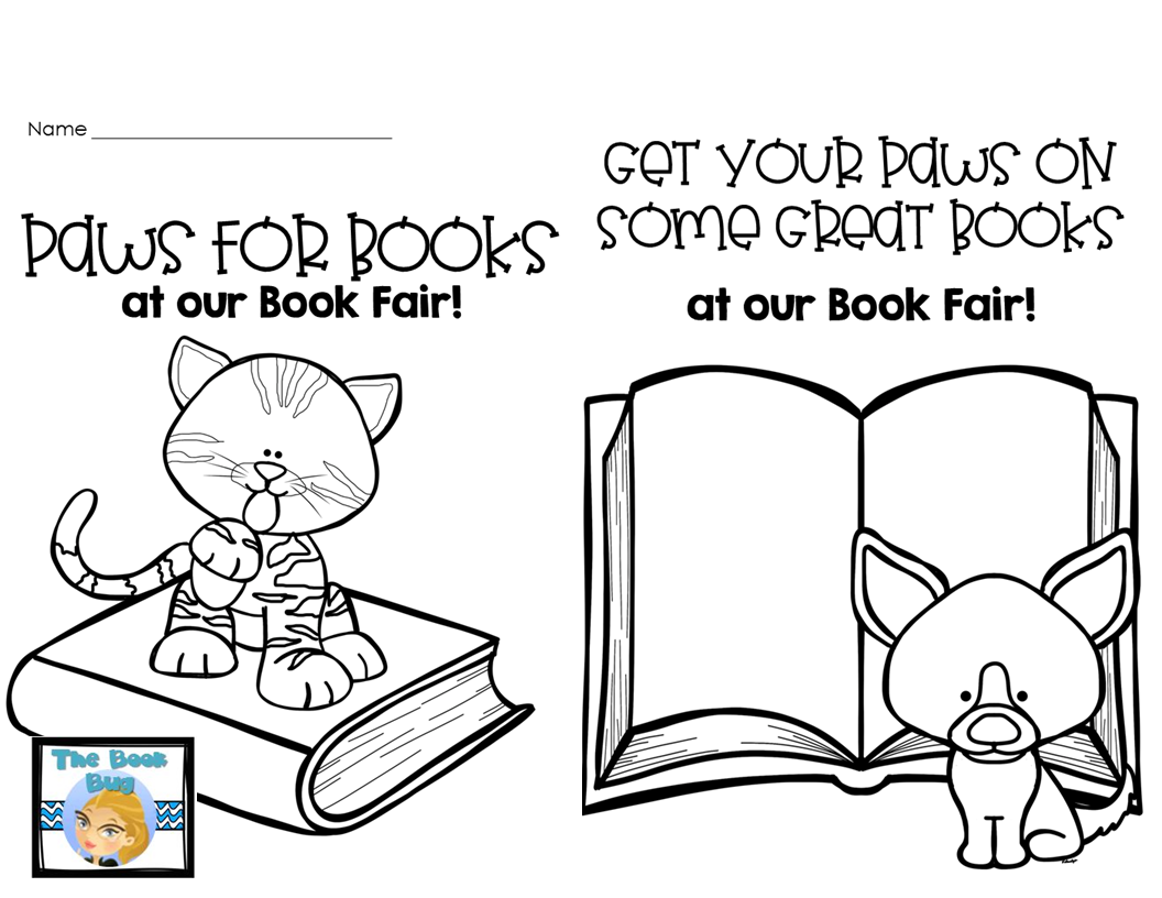 You can edit them to add your book fair information on the right side where the open book is