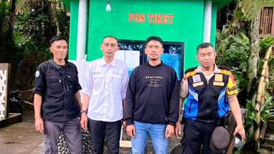 Perhutani Bersama Polsek Cisarua Gelar Patroli Bersama di Wisata Curug Layung