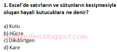 7.Sınıf Bilişim Teknolojileri 2.Dönem 1.Yazılı Sınav Soruları-1