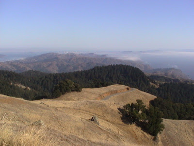 View from Pop O'Rourke's bench on Mt Tam