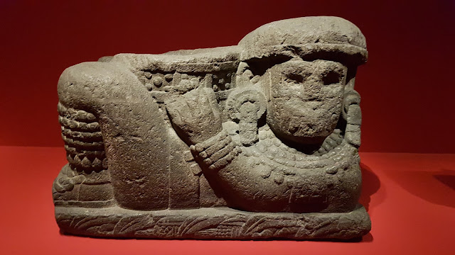 Pierre sacrificielle – (temalacatl) Mexique central, 15e-16e siècle, basalte Museo del Templo Mayor