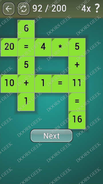 Math Games [Beginner] Level 92 answers, cheats, solution, walkthrough for android