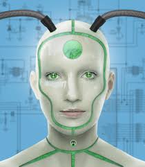 Androide robot mujer