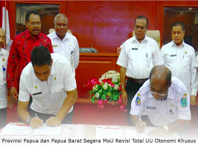 Provinsi Papua dan Papua Barat Segera MoU Revisi Total UU Otonomi Khusus