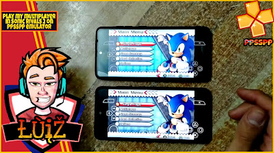 طريقة لعب زوجي في لعبة سونيك رايفالز 2 على محاكي ppsspp play my multiplayer in Sonic Rivals 2 on ppsspp emulator