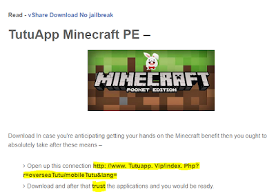 Tutuapp Minecraft PE iOS 10 Download And Install Without jailbreak