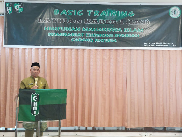 Asisten I Pemkab Natuna Buka Basic Training Latihan Kader 1 HMI Cabang Natuna