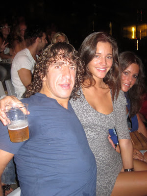 Carles Puyol with Wife