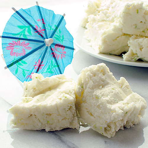 Quick and Easy Piña Colada Fudge