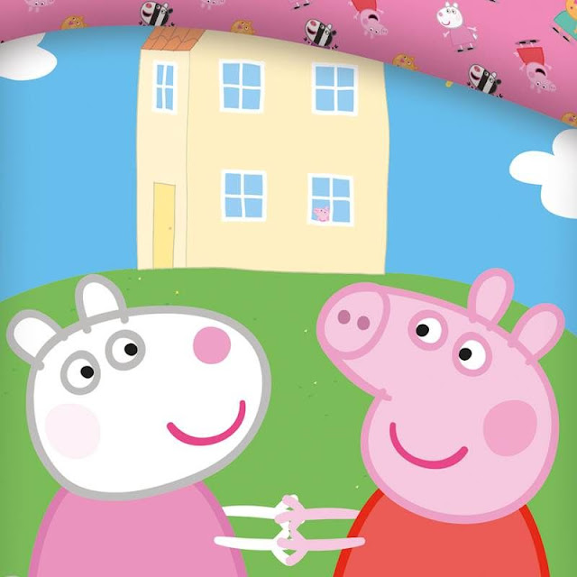 Peppa and Suzy sheep wallpaper