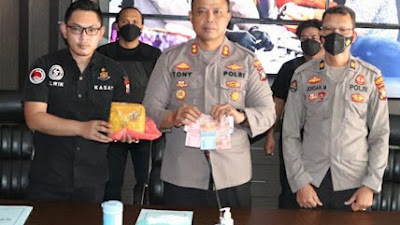 Satnarkoba Polres Karimun Ungkap Tindak Pidana Narkoba 1,032 Kg