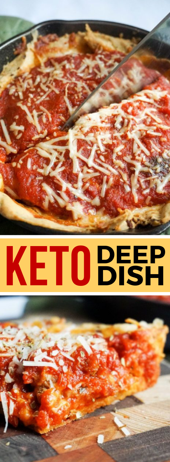 The Best Low Carb Pizza | Deep Dish! #ketogenicdiet #healthy