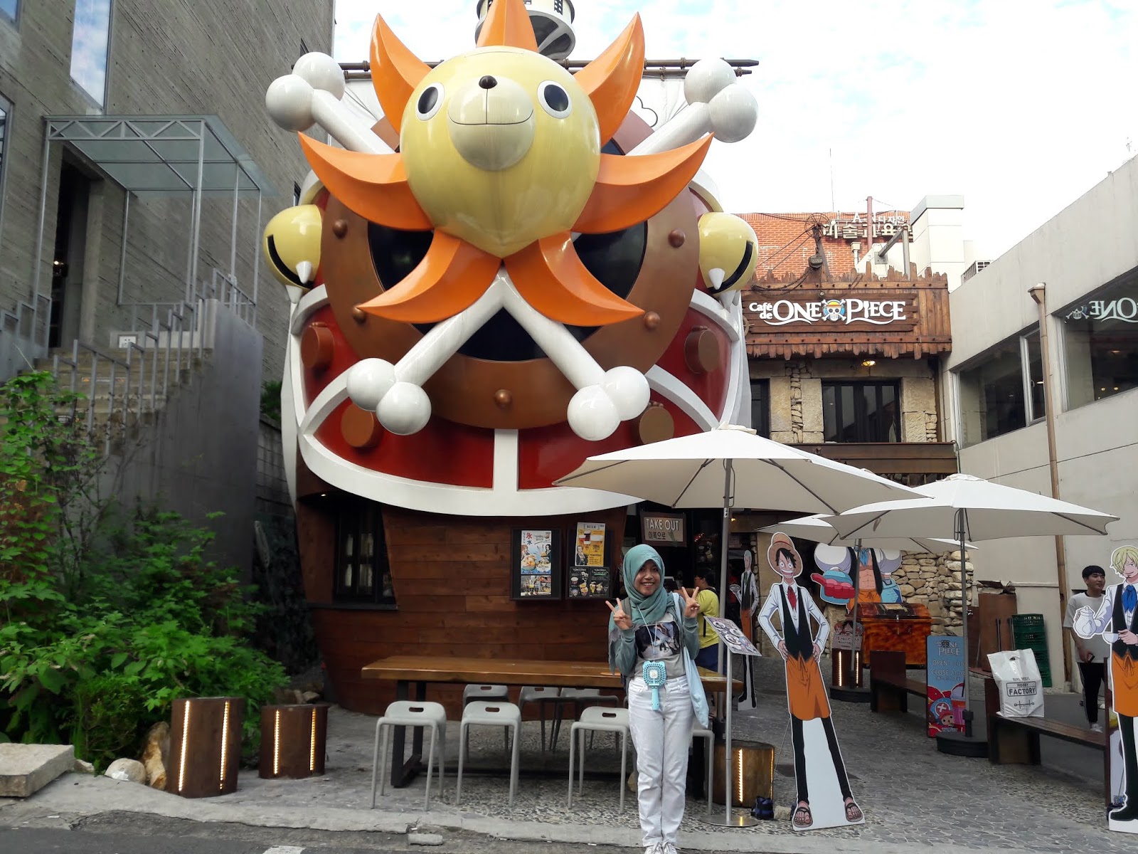 안녕하세요 친구 Hello Korea How To Go To One Piece Cafe Cafe De One Piece In Seoul