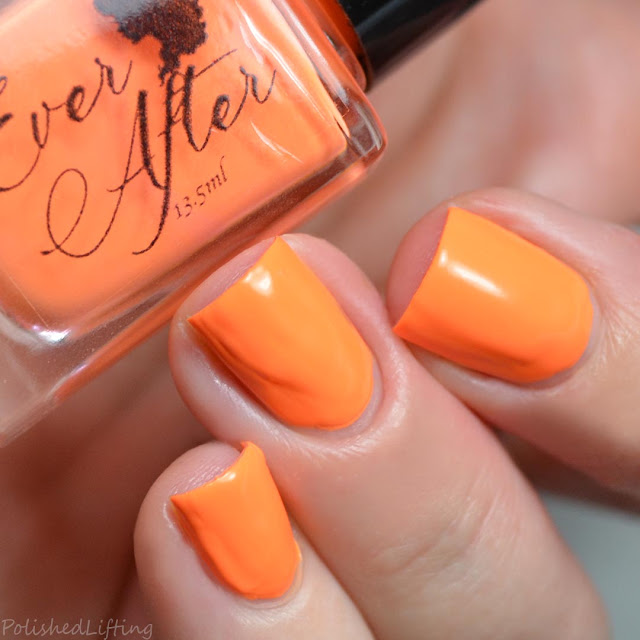 orange nail polish