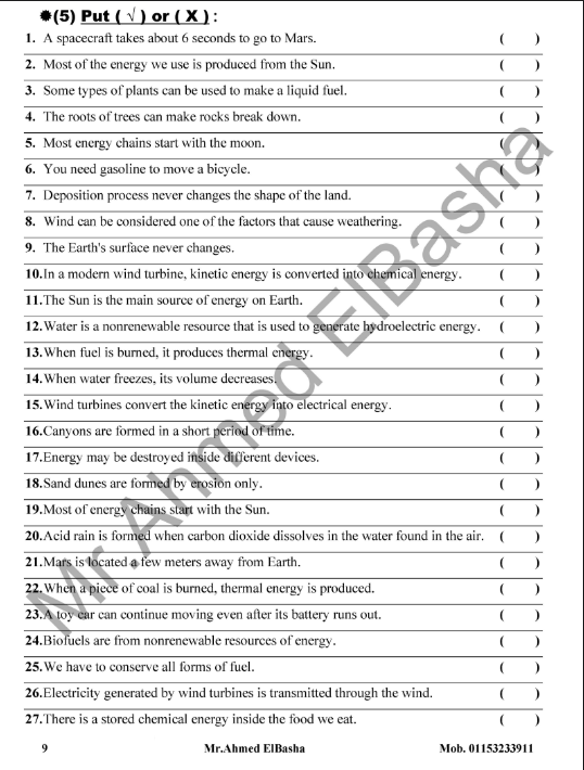 Final Revision Science