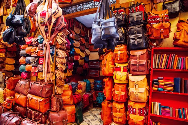 Moroccan leather hadicraft
