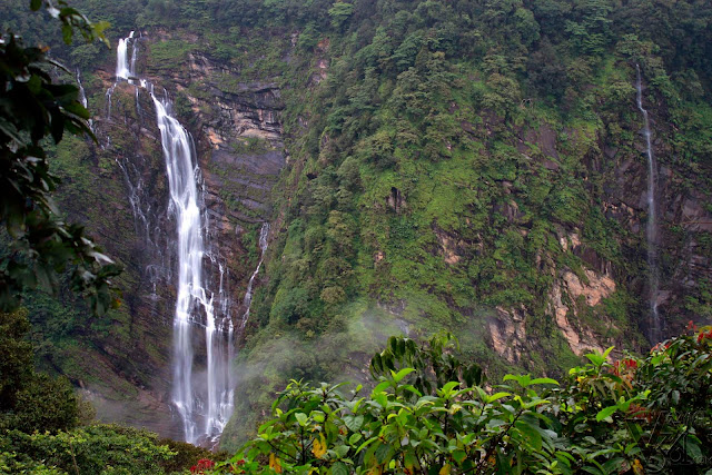 Gowrishankara falls, which also falls from an height similar to Jog falls about 960ft. (Sep-2016)