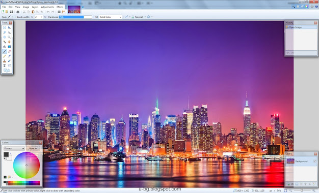 Paint.NET Free ImageEditor е лек и бърз редактор на снимки