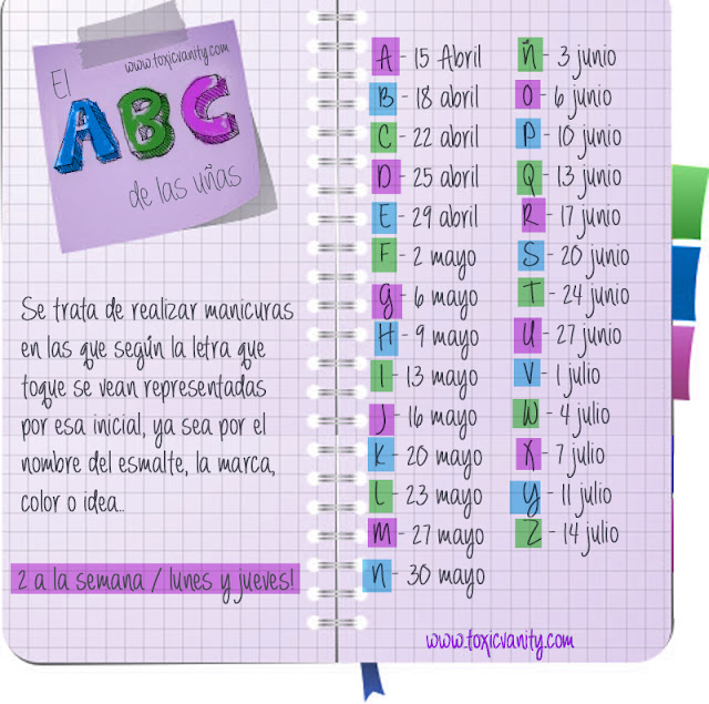 for tips face Julio CONCEPCIÓN: de 14 Abril : ART Reto NAIL ABC Vanity Toxic 15 for tips face Julio CONCEPCIÓN: de 14 Abril : ART Reto NAIL ABC Vanity Toxic 15