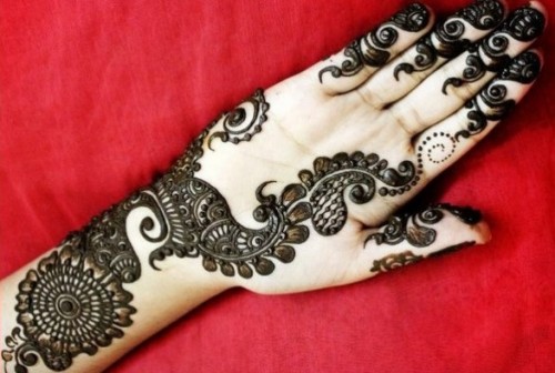 Latest fancy and simple mehndi designs 2016 for Pakistani ladies