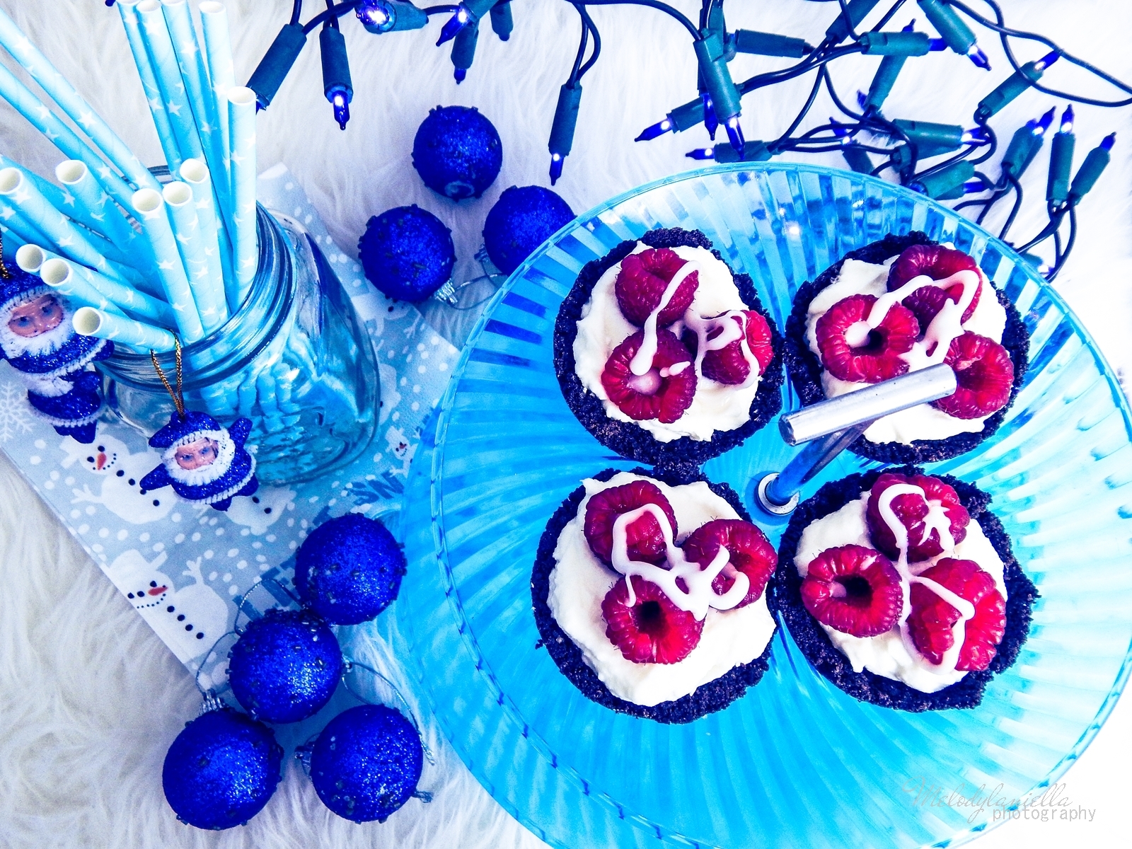 6 szybkie proste i smaczne babeczki oreo z ciastek z kremem jogurtowym i owocami przekaski na Boze Narodzenie, sylwestra i karnawal melodylaniella