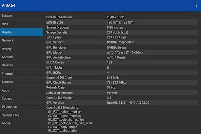 Aplikasi Cek Spesifikasi HP Android Aida64