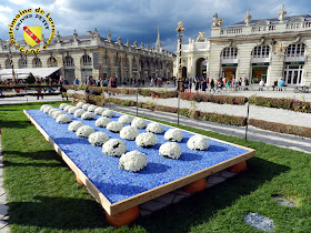 NANCY (54) - Place Stanislas : Le jardin éphémère 2012 "Jean Prouvé"