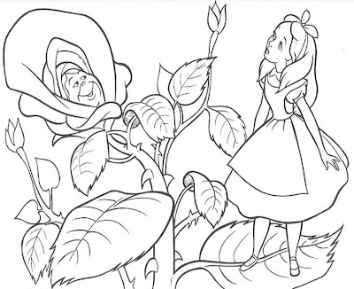 Alice Wonderland Coloring on Alice In Wonderland Coloring Pages   Coloring