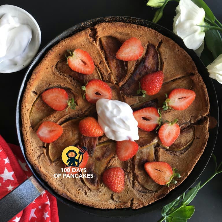 vegan dutch baby pancake