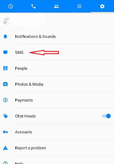 settings to activate facebook sms & mms sending feature