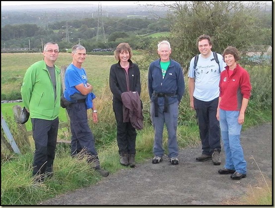 Group near Beacom Houses