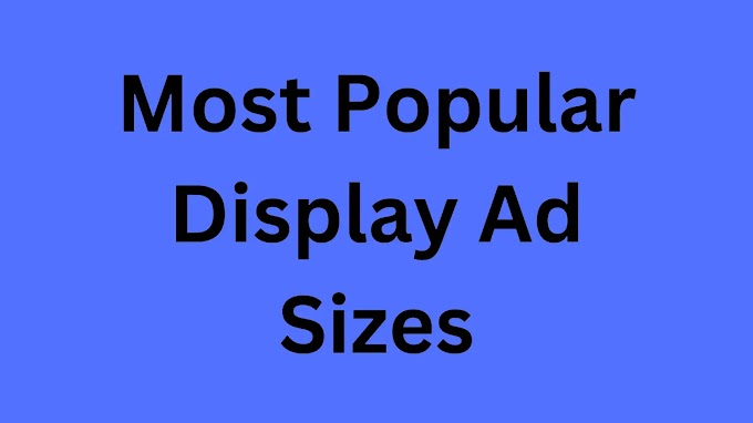 most popular display ad sizes 