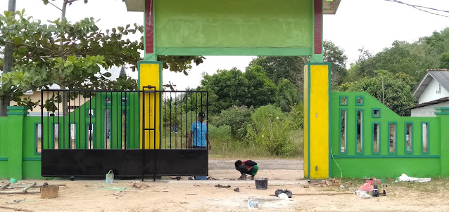 PINTU GERBANG DORONG - SMP NEGERI 5 BELINYU