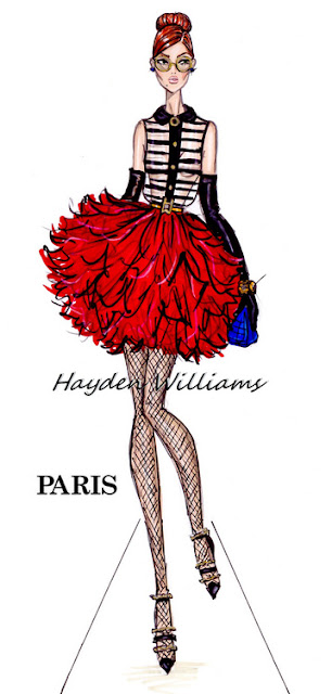 hayden williams fashion illustrator paris fashion week fashion drawing sketch