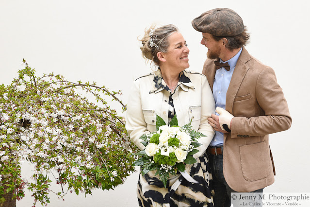 photo de couple des mariés