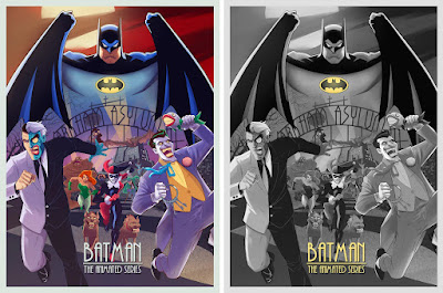 Batman: The Animated Series Giclee Print by Mike McGee x Bottleneck Gallery