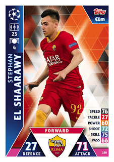 Match Attax UEFA Champions League 2018 2019 AS Roma Set