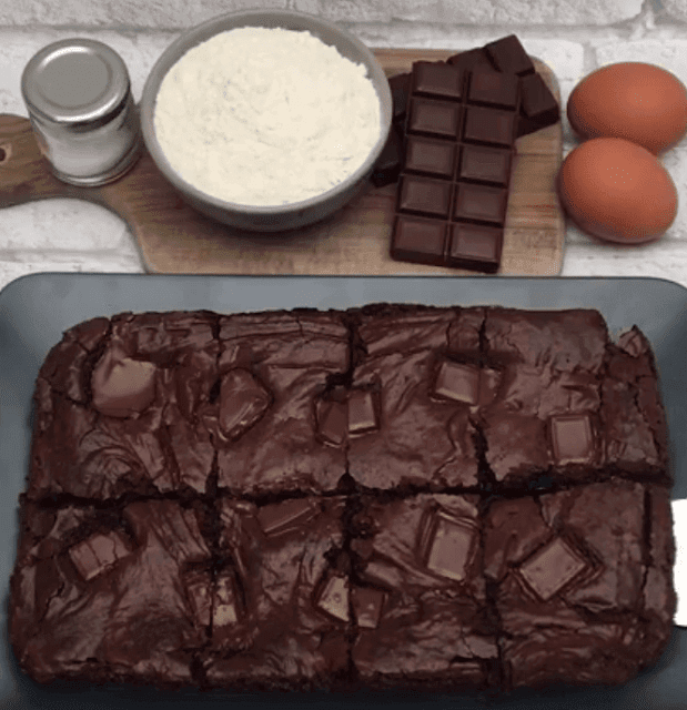 كيفية تحضير البراوني بمذاق رائع وبطريقة سهلة wonderful brownie