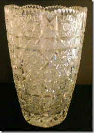 6 large cut crystal vase1
