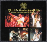 CD Case (front cover): Queen Greatest Karaoke Hits - Featuring The Original Queen Hit Recordings / Queendams