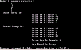 Binary search code example in c++ programming tutorial 