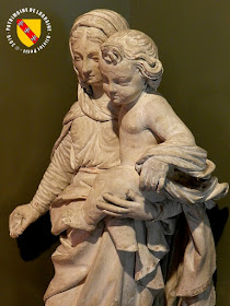 PONT-A-MOUSSON (54) - Musée Au fil du Papier : Vierge à l'Enfant (1630)