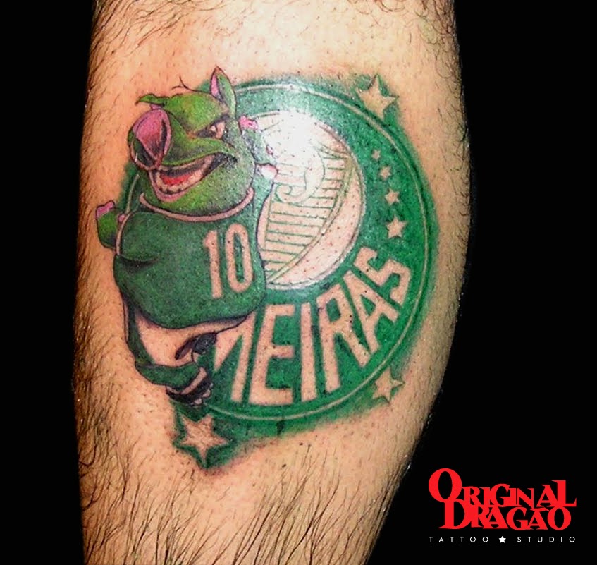 Time Futebol Palmeiras- Original Dragão Tattoo Studio