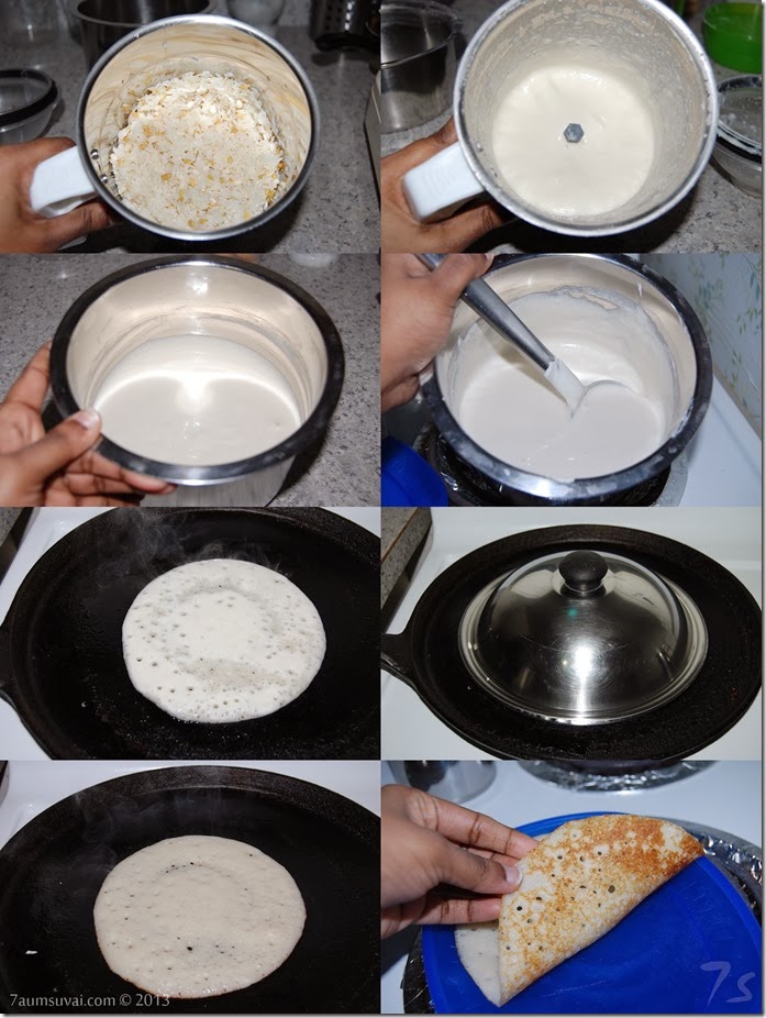 Vendhaya dosai process
