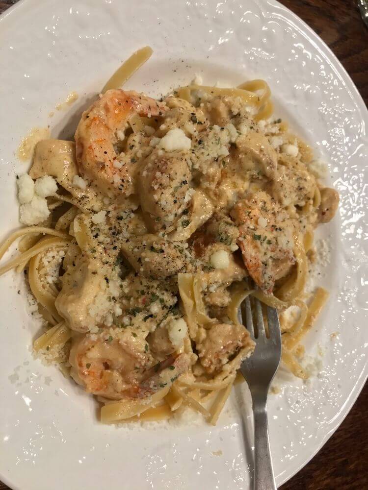 Chicken and Shrimp Pasta