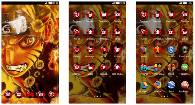 Download Tema Naruto Kyubi APK & Launcher 