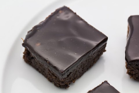 Licorice Brownies with Licorice Chocolate Fudge Frosting