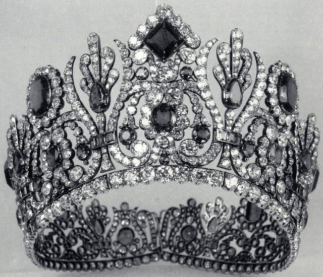 Empress Marie Louise France Emerald Diadem Tiara Nitot