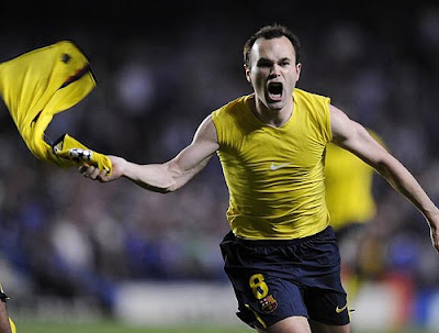 Andres Iniesta World Cup 2010 Celebration Image