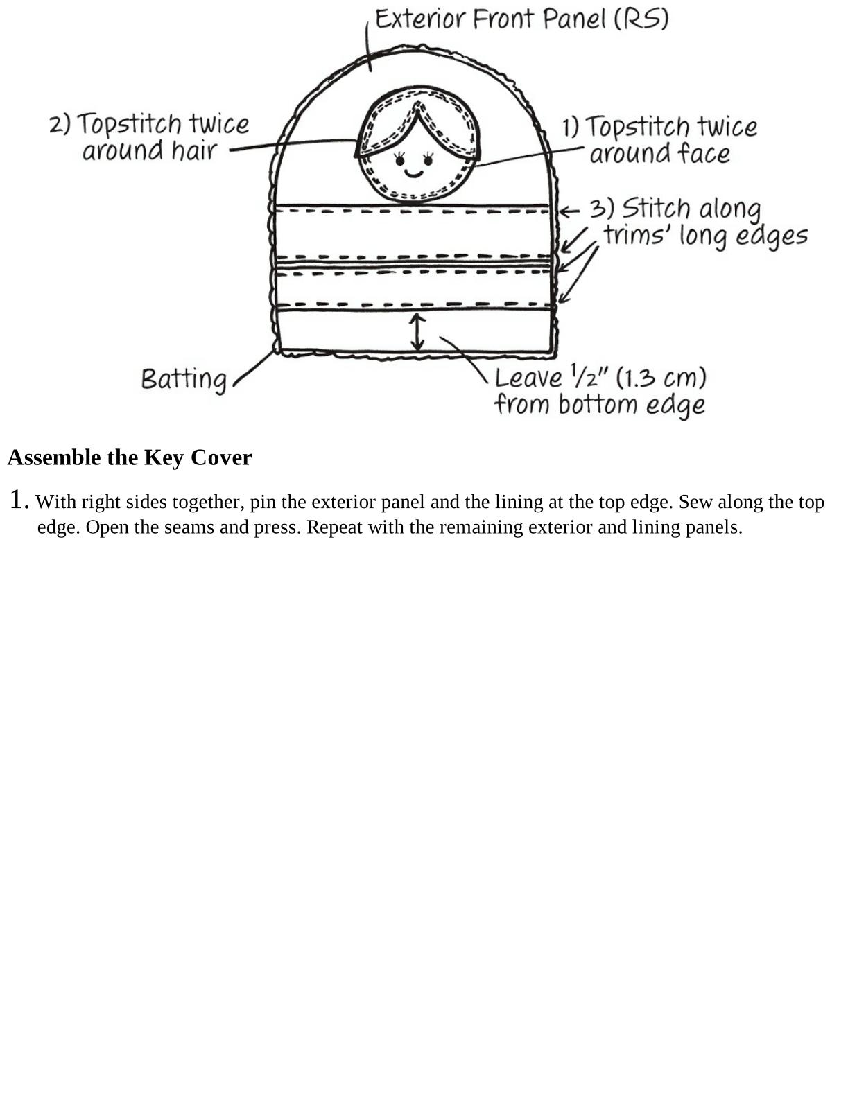 Matryoshka Doll Key Cover